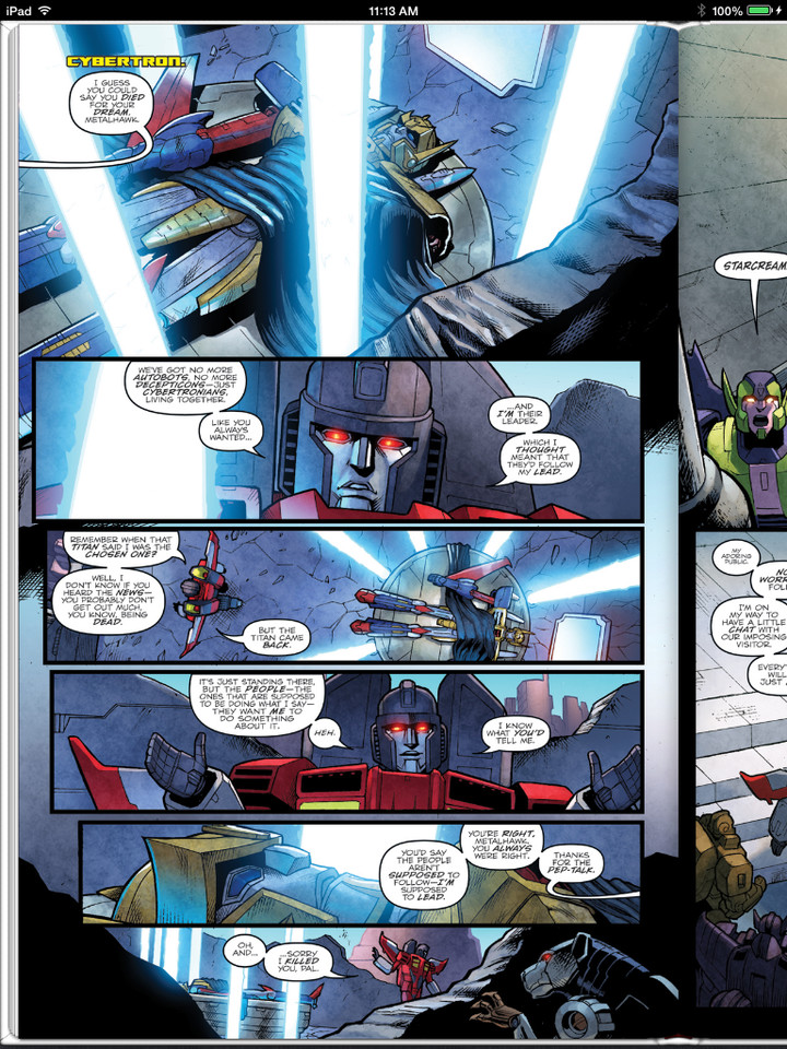 Transformers: Robots in Disguise #23 - Dark Cybertron Part 3 Comic